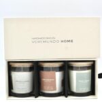 Special Moments. Set 3 Velas V10 - Haba Tonka, Gingerbread y Orquid & Sandal